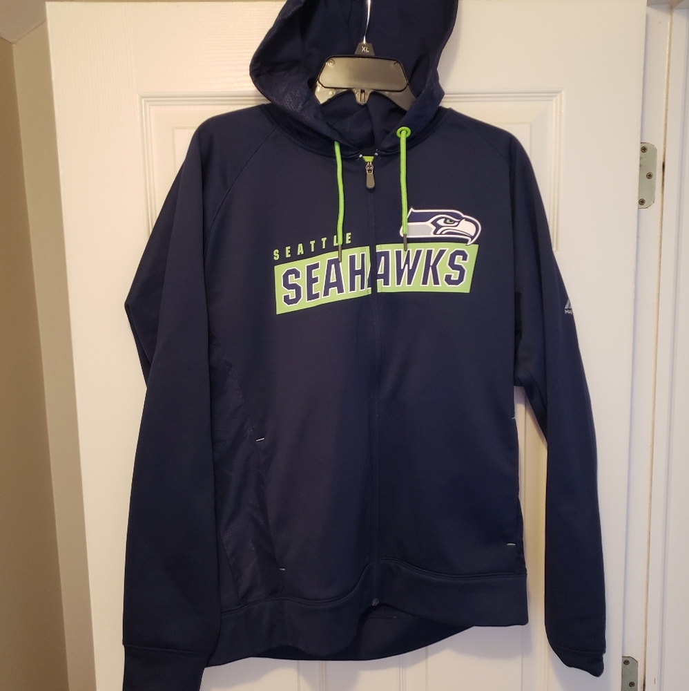 Seahawks jacket (hooded, light weight)